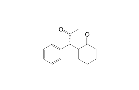 Cyclohexanone, 2-(2-oxo-1-phenylpropyl)-, (R*,S*)-