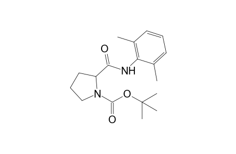 2-[(2,6-dimethylanilino)-oxomethyl]-1-pyrrolidinecarboxylic acid tert-butyl ester