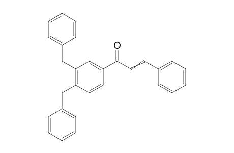1,2-Dibenzyl-4-(3-phenyl-1-oxoprop-2-en-1-yl)benzene
