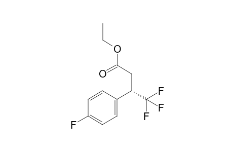 Ethyl (S)-4,4,4-trifluoro-3-(4-fluorophenyl)butanoate