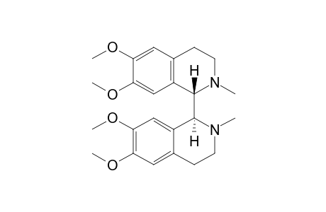 rac-2,2'-Dimethyl-6,6',7,7'-tetramethoxy-1,1',2,2',3,3',4,4'-octahydro-1,1'-biisoquinoline