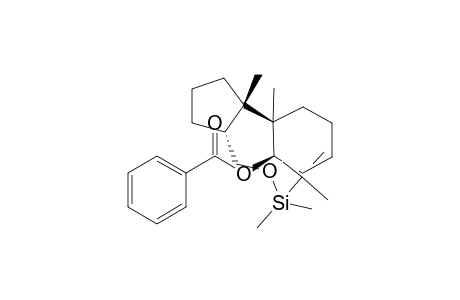 (1.beta.)-2.beta.-[2.alpha.-(tert-Butyldimethylsiloxymethyl)-1-.beta.-methylcyclopentyl]-2.alpha.-methylcyclohexyl benzoate