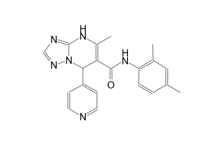 N-(2,4-dimethylphenyl)-5-methyl-7-(4-pyridinyl)-4,7-dihydro[1,2,4]triazolo[1,5-a]pyrimidine-6-carboxamide