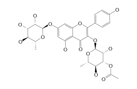 KAEMPFEROL-3-O-ALPHA-L-(3-O-ACETYL)-RHAMNOPYRANOSIDE-7-O-ALPHA-L-RHAMNOPYRANOSIDE