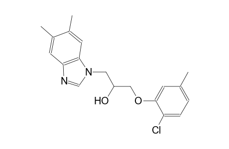 1H-benzimidazole-1-ethanol, alpha-[(2-chloro-5-methylphenoxy)methyl]-5,6-dimethyl-