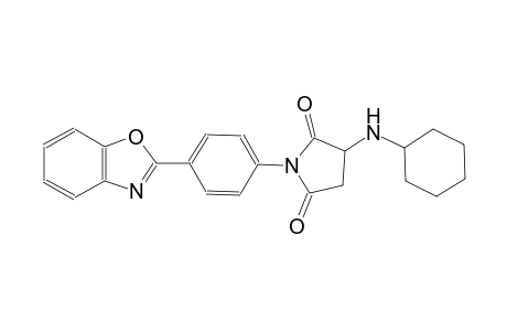 1-[4-(1,3-benzoxazol-2-yl)phenyl]-3-(cyclohexylamino)-2,5-pyrrolidinedione