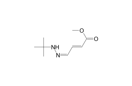 2-Butenoic acid, 4-[(1,1-dimethylethyl)hydrazono]-, methyl ester