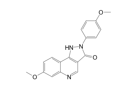 7-Methoxy-2-(4-methoxyphenyl)-1H-pyrazolo[4,3-c]quinolin-3-one