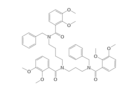 N-[4-[(2,3-Dimethoxybenzoyl)(phenylmethyl)amino]butyl]-N-[3-[(2,3-dimethoxybenzoyl)-phenylmethyl)amino]propyl]-2,3-dimethoxy-benzamide