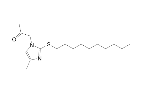 1-(Acetylmethyl)-4-methyl-2-decylthioimidazole