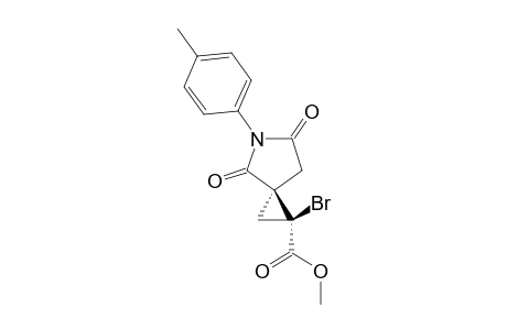METHYL_1-BROMO-4,6-DIOXO-5-(4-TOLYL)-5-AZA-SPIRO-[2.4]-HEPTANE-3-CARBOXYLATE