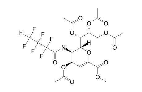 METHYL-4,7,8,9-TETRA-O-ACETYL-2,6-ANHYDRO-3,5-DIDEOXY-5-(2,2,3,3,4,4,4-HEPTAFLUOROBUTNAMIDO)-D-GLYCERO-D-TALO-NON-2-ENONATE