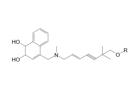 Terbinafine-M (dihydrodiol-HO-glucuronide) isomer 3 MS2