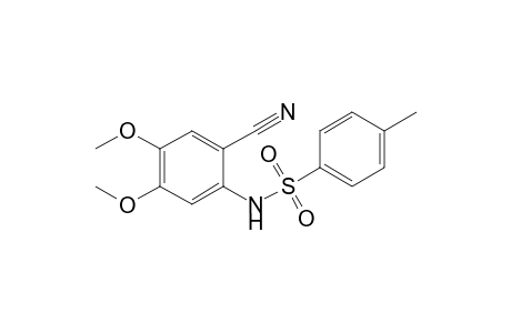 4,5-Dimethoxy-2-(p-tosylamino)benzonitrile