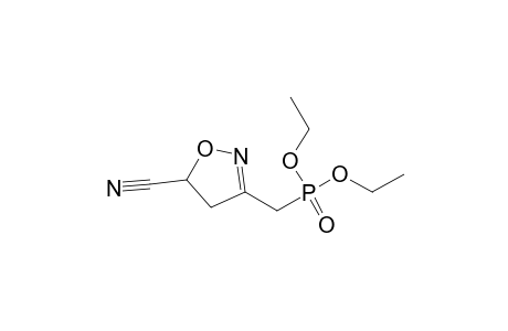 Phosphonic acid, [(5-cyano-4,5-dihydro-3-isoxazolyl)methyl]-, diethyl ester