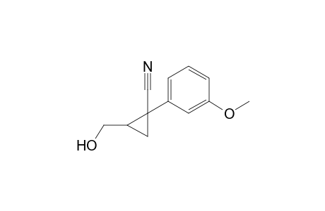 2-(hydroxymethyl)-1-(3-methoxyphenyl)cyclopropanecarbonitrile