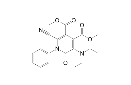 Dimethyl 2-Cyano-5-(diethylamino)-1,6-dihydro-6-oxo-1-phenyl-3,4-pyridinedicarboxylate