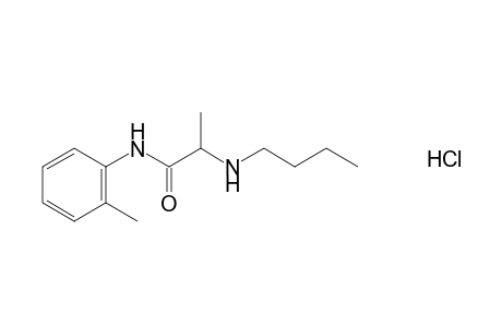2-(butylamino)-o-propionotoluidide, monohydrochloride