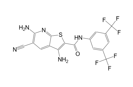3,6-diamino-N-[3,5-bis(trifluoromethyl)phenyl]-5-cyanothieno[2,3-b]pyridine-2-carboxamide