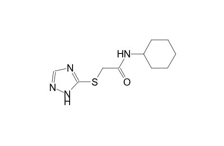 Acetamide, N-cyclohexyl-2-(2H-[1,2,4]triazol-3-ylsulfanyl)-