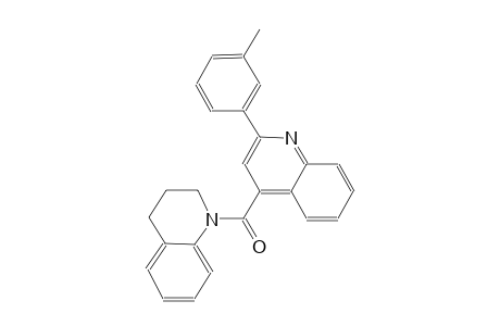 1-{[2-(3-methylphenyl)-4-quinolinyl]carbonyl}-1,2,3,4-tetrahydroquinoline