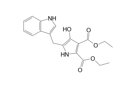 Diethyl 4-hydroxy-5-(1H-indol-3-ylmethyl)-1H-pyrrole-2,3-dicarboxylate