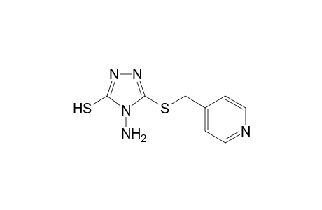 4-Amino-5-[(pyridin-4-ylmethyl)sulfanyl]-4H-1,2,4-triazole-3-thiol