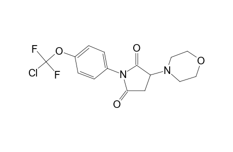 1-[4-(Chloro-difluoro-methoxy)-phenyl]-3-morpholin-4-yl-pyrrolidine-2,5-dione