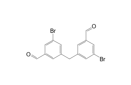3-Bromanyl-5-[(3-bromanyl-5-methanoyl-phenyl)methyl]benzaldehyde