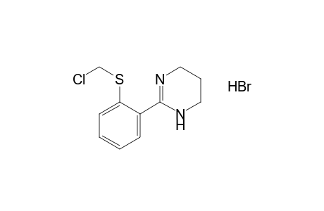 2-{o-[(chloromethyl)thio]phenyl}-1,4,5,6-tetrahydropyrimidine,monohydrobromide