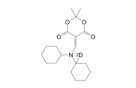 1,3-Dioxane-4,6-dione, 5-[(cyclohexylcyclohexyl-1-d-amino)methylene]-2,2-dimethyl-