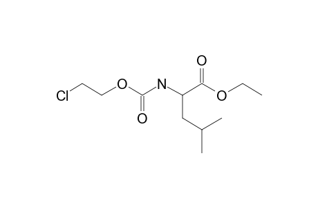 L-Leucine, N-(2-chloroethoxycarbonyl)-, ethyl ester