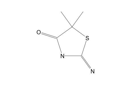 5,5-DIMETHYL-2-IMINO-4-THIAZOLIDINONE