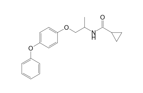 Cyclopropanecarboxamide, N-[1-methyl-2-(4-phenoxyphenoxy)ethyl]-