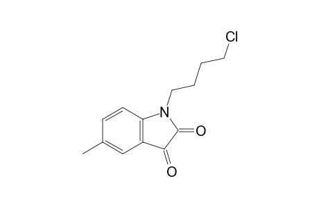 1-(4-Chloranylbutyl)-5-methyl-indole-2,3-dione