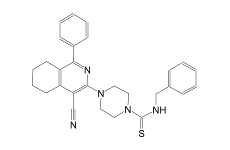 1-piperazinecarbothioamide, 4-(4-cyano-5,6,7,8-tetrahydro-1-phenyl-3-isoquinolinyl)-N-(phenylmethyl)-