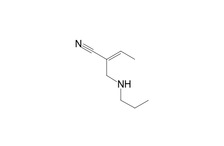 (E)-2-(propylaminomethyl)-2-butenenitrile