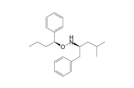 (2S)-4-methyl-1-phenyl-N-[(1S)-1-phenylbutoxy]-2-pentanamine