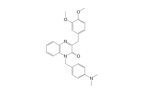 1-[p-(dimethylamino)benzyl]-3-veratryl-2(1H)-quinoxalinone