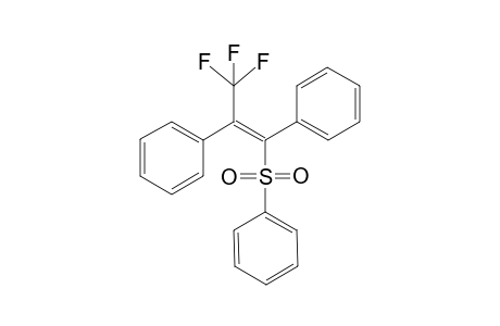 [(E)-1-(benzenesulfonyl)-3,3,3-trifluoro-1-phenylprop-1-en-2-yl]benzene