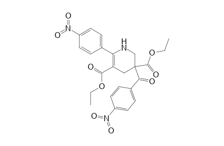 3,5-Diethoxycarbonyl-3-p-nitrobenzoyl-6-p-nitrophenyl-1,2,3,4-tetrahydropyridine