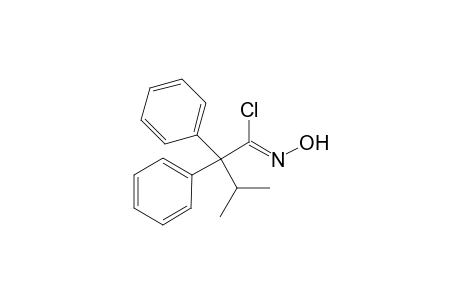 3-Methyl-2,2-diphenylbutanoylhydroximoyl chloride