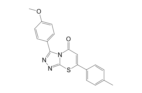 3-(4-Methoxyphenyl)-7-(4-methylphenyl)-5H-[1,2,4]triazolo[3,4-b][1,3]thiazin-5-one