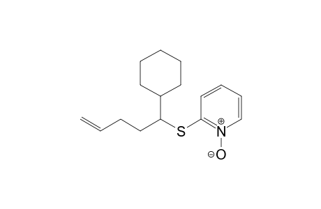 S-(1-Cyclohexylpent-4-en-1-yl)-2-thiopyridine N-oxide
