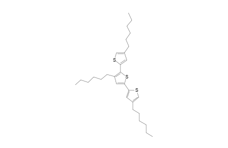 3-hexyl-2,5-bis(4-hexylthiophen-2-yl)thiophene