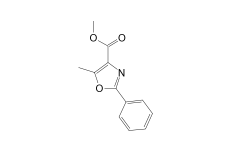 5-Methyl-2-phenyl-oxazole-4-carboxylic acid methyl ester