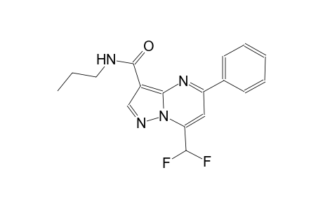7-(difluoromethyl)-5-phenyl-N-propylpyrazolo[1,5-a]pyrimidine-3-carboxamide