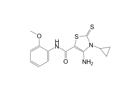 5-thiazolecarboxamide, 4-amino-3-cyclopropyl-2,3-dihydro-N-(2-methoxyphenyl)-2-thioxo-