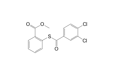 Benzoic acid, 2-(3,4-dichlorobenzoylthio)-, methyl ester