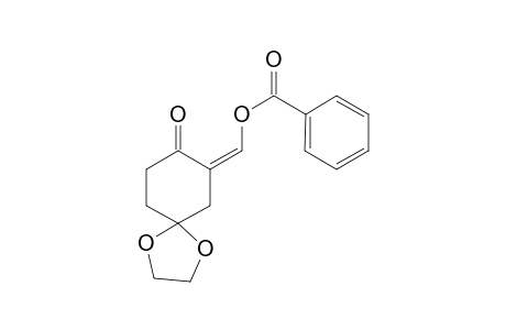 4,4-(Ethylidenedioxy)-2-(benzoyloxymethylene)cyclohexan-1-one